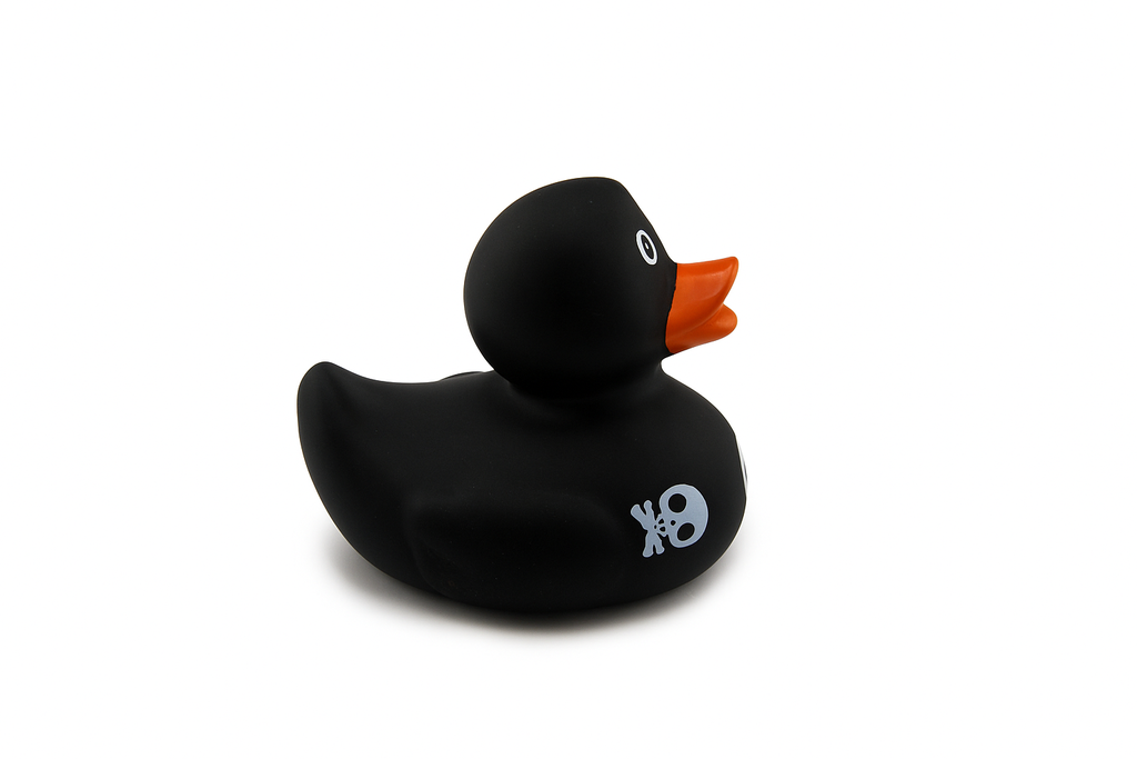 Black Duck With Skulls