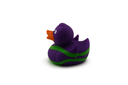 Purple Duck With Green Stripes