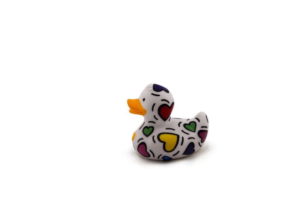 Luxury Mini Pop Heart Duck