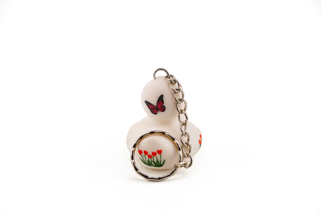 Keychain Tulip White