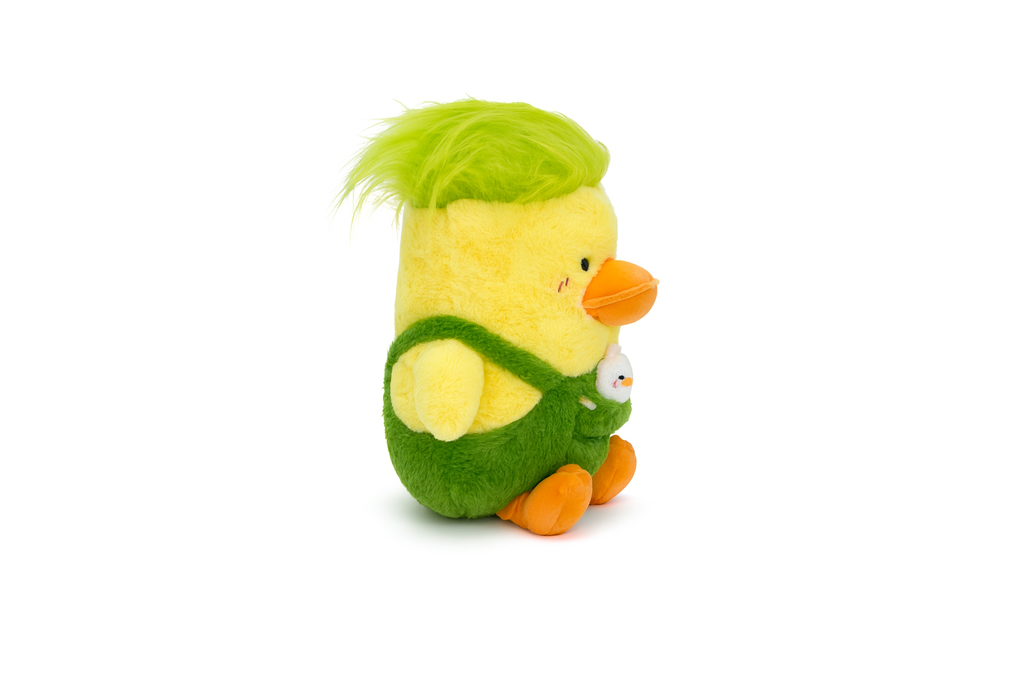 Peluche With Troll Hair Green Medium