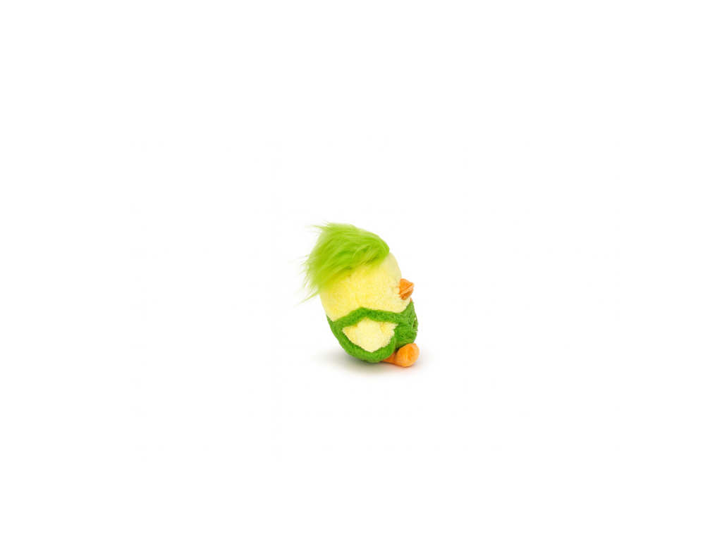 Peluche With Troll Hair Green Small