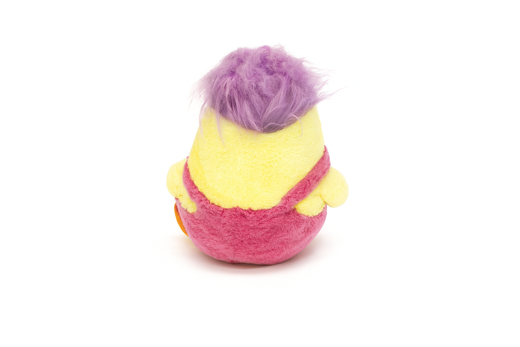 Peluche With Troll Hair Pink Medium