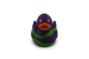 Purple Duck With Green Stripes