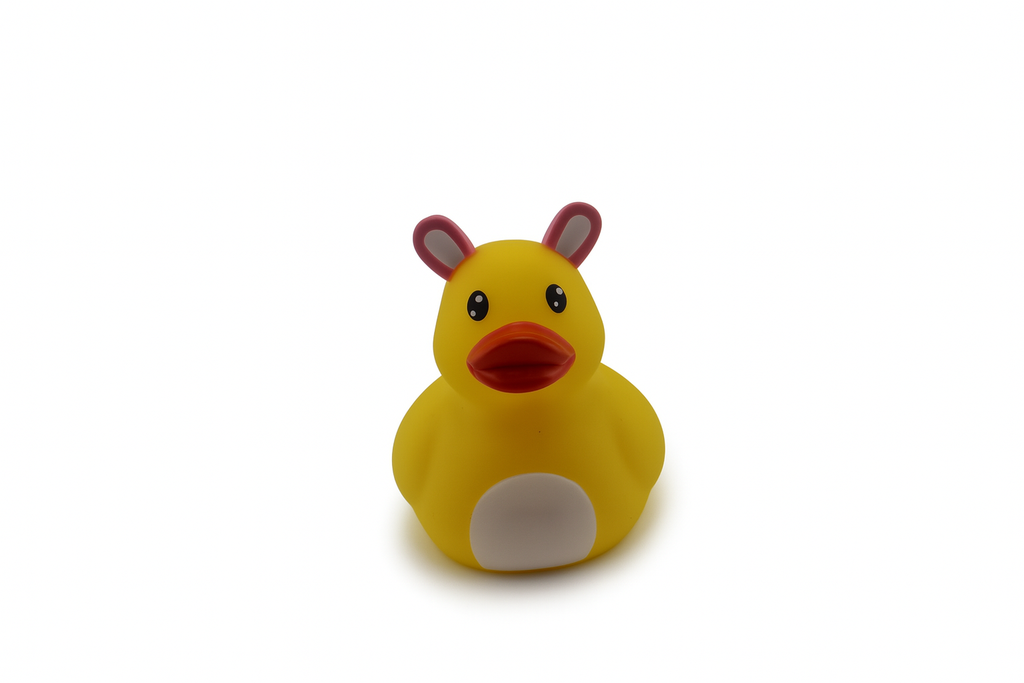Easter Duck With Pink Ears