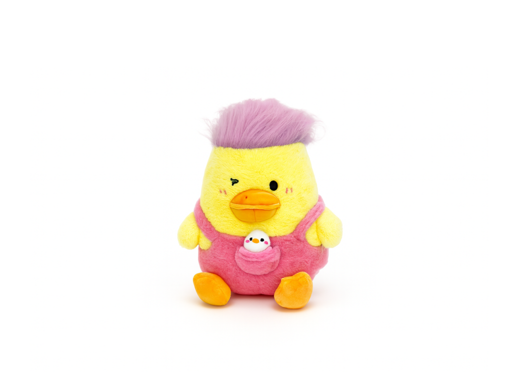 Pelluche With Troll Hair Medium Pink