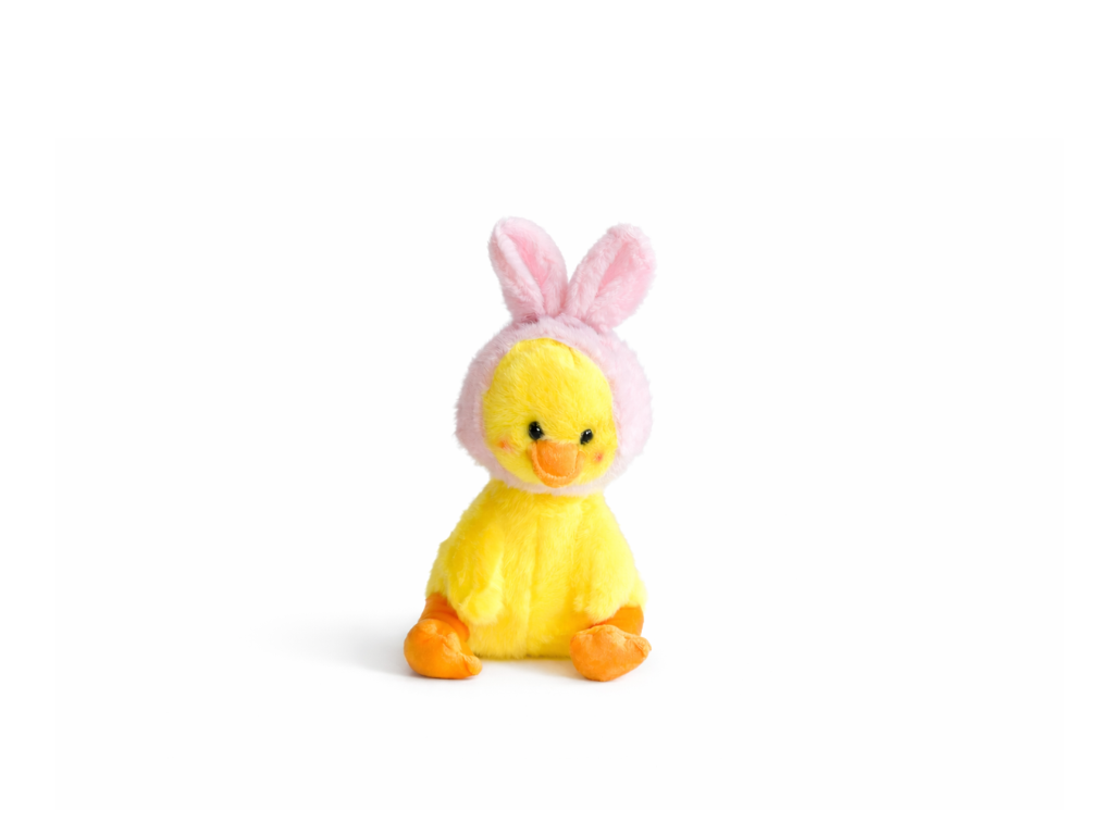 Pelluche With Bunny Hat Small Pink