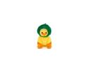 Pelluche With Crocodile Hat Small Green