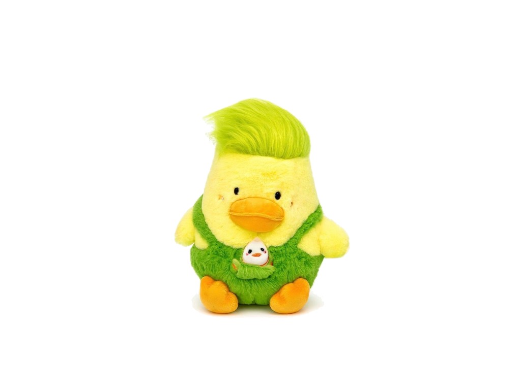 Pelluche With Troll Hair Medium Green