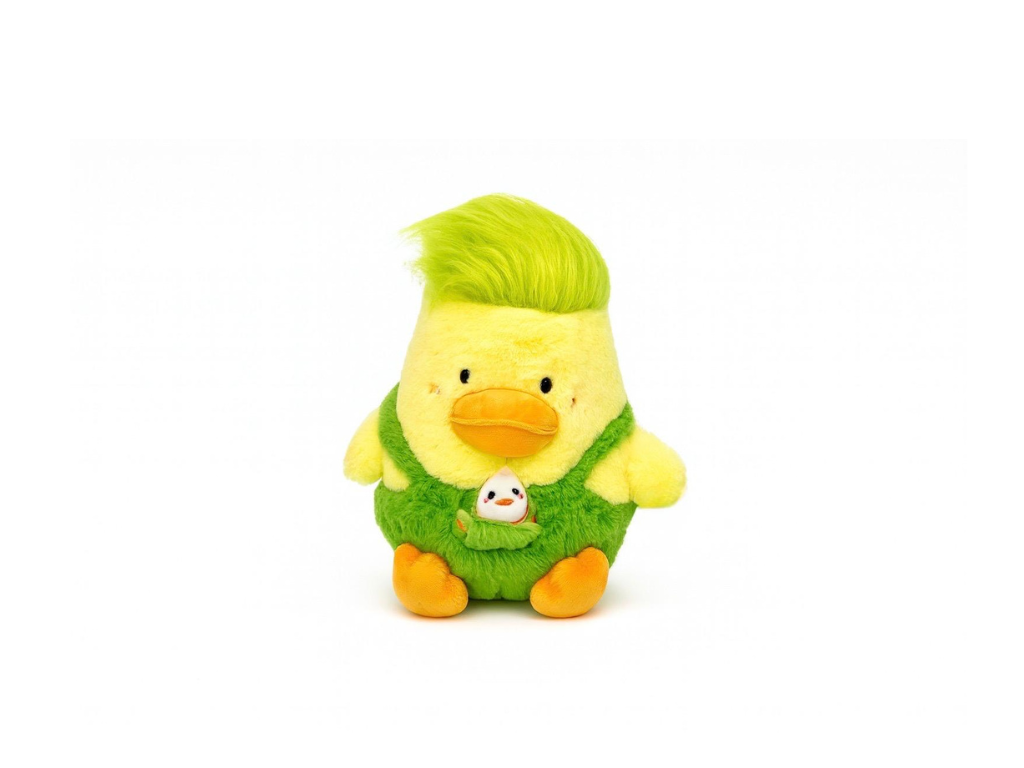 Peluche With Troll Hair Green Medium