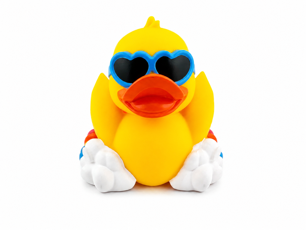 Rainbow Duck - Blue Sunglasses