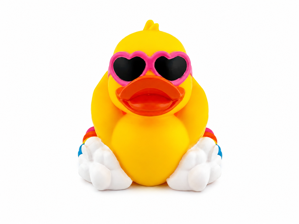 Rainbow Duck  Pink Sunglasses