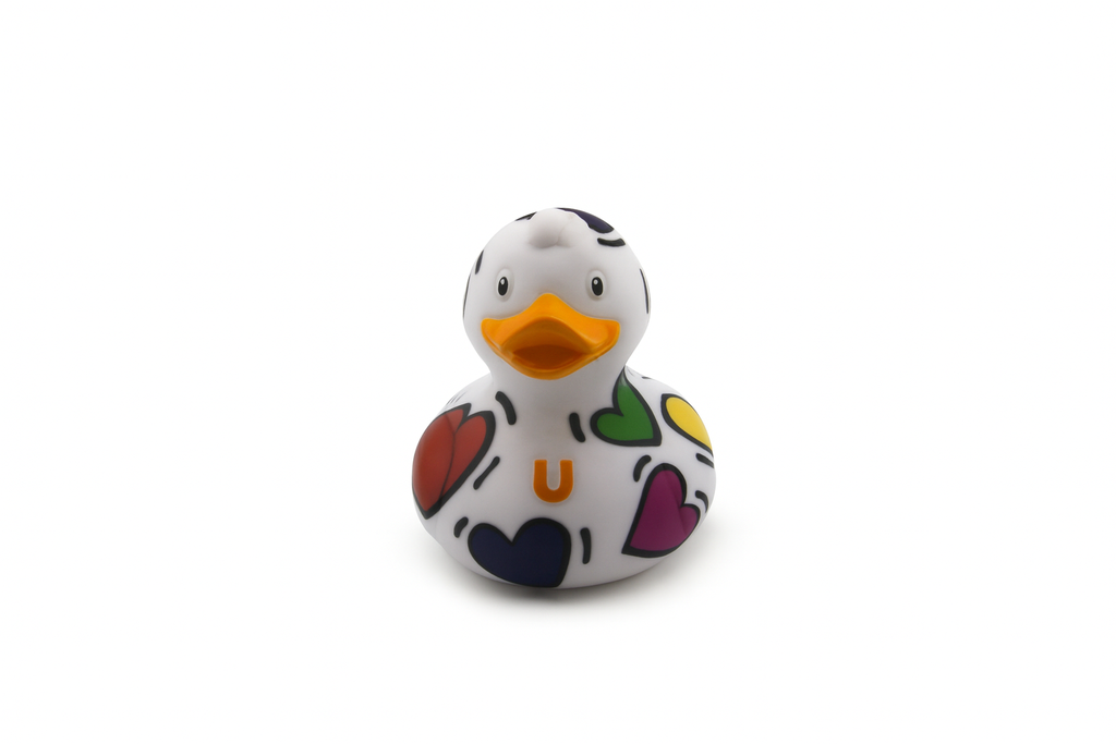 Luxury Pop Heart Duck
