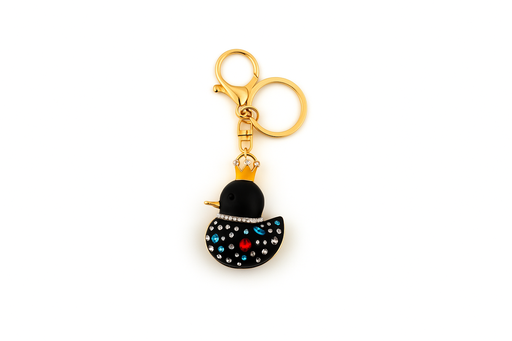 [KYDD0013] Keychain Blingbling Black
