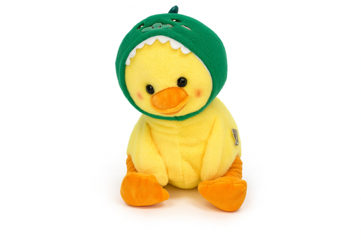 [PLDD0015] PELLUCHE WITH CROCODILE HAT BIG GREEN